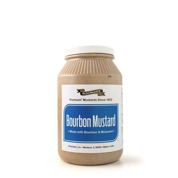 Plochman's Bourbon Mustard 1 gal. Jug, PK2, Plochmans, Mfr#: 7008088091